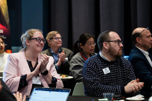 Audience members at the Young Alumni Impact Award Ceremony.