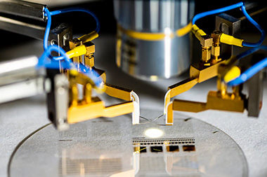 Yellow and blue machine.